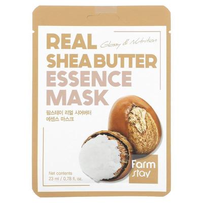 Farmstay,Real Shea Butter Essence Beauty Mask, 1 Sheet Mask,