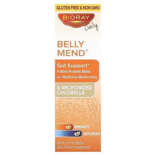 Bioray,Belly Mend，肠道支持，2 液量盎司（60 毫升）