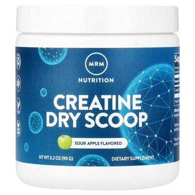 MRM Nutrition,Creatine Dry Scoop, Sour Apple, 3.2 oz (90 g)