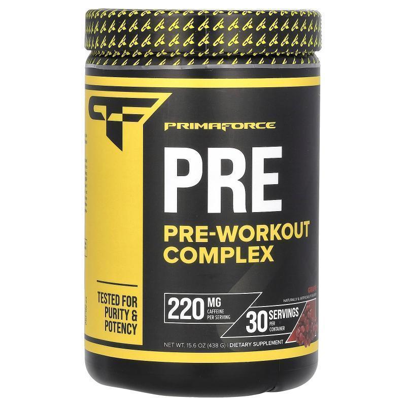 Primaforce,Pre-Workout Complex, Grape, 15.6 oz (438 g)