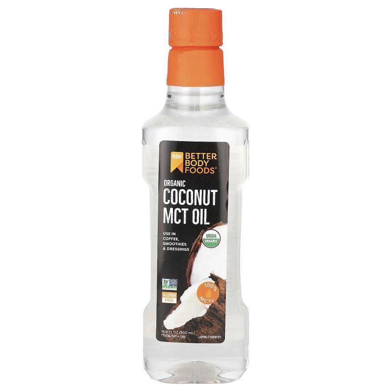 BetterBody Foods,Organic Coconut MCT Oil, 16.9 fl oz (500 ml