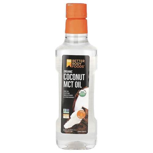 BetterBody Foods,Organic Coconut MCT Oil, 16.9 fl oz (500 ml