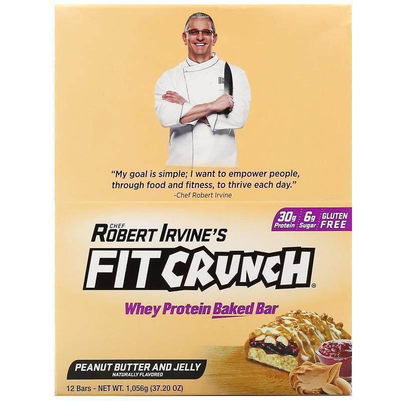 FITCRUNCH,乳清蛋白能量棒,花生果酱口味