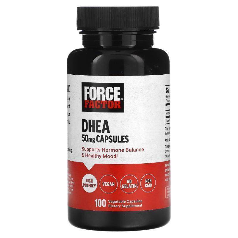 Force Factor,DHEA, 50 mg, 100 Vegetable Capsules