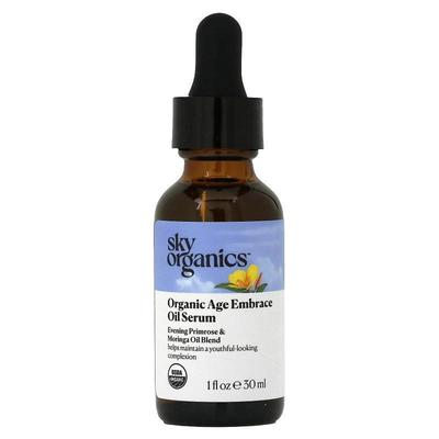 Sky Organics,Organic Age Embrace Oil Serum, Evening Primrose