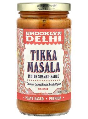 Brooklyn Delhi,印度煨酱，Tikka Masala，中度，12 盎司（340 克