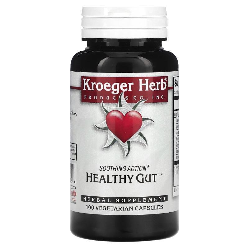 Kroeger Herb Co,Healthy Gut, 100 Vegetarian Capsules