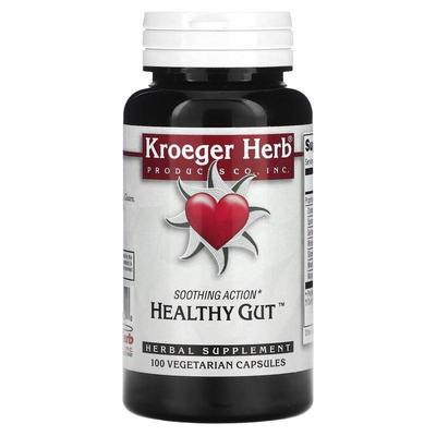 Kroeger Herb Co,Healthy Gut, 100 Vegetarian Capsules