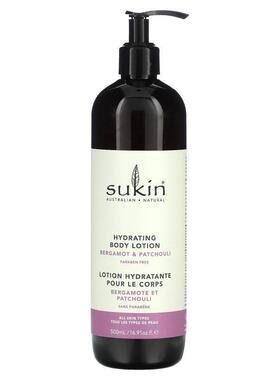 Sukin,Hydrating Body Lotion, Bergamot &amp;amp; Patchoul