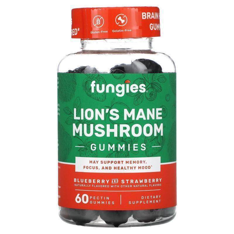 Fungies,猴头菇软糖，蓝莓和草莓