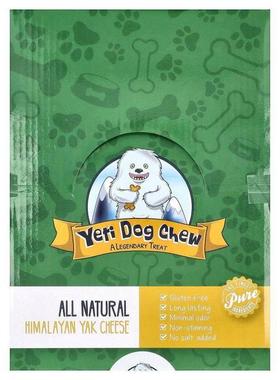 Yeti Dog Chew,Himalayan Yak Cheese, For Dogs, Medium, 3 lbs