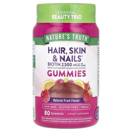 Nature's Truth,Hair, Skin & Nails, Natural Fruit