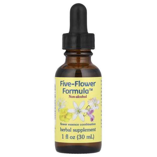 Flower Essence Services,五花配方，花卉精华组合，无乙醇，1 液