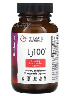 Bluebonnet Nutrition,Intimate Essentials, Lj100, 60 Vegetabl