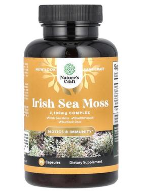 Natures Craft,Irish Sea Moss, 2,100 mg, 90 Capsules (700 mg