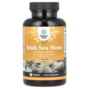 Natures Craft,Irish Sea Moss, 2,100 mg, 90 Capsules (700 mg