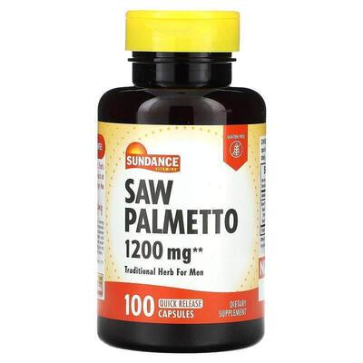 Sundance,Saw Palmetto, 1,200 mg, 100 Quick Release Capsules