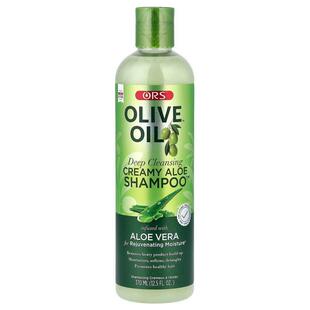 ORS,Olive Oil™ Deep Cleansing Creamy Aloe Shampoo™, 12.5 fl
