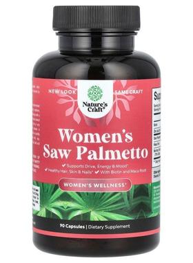 Natures Craft,Women's Saw Palmetto, 90 Capsules