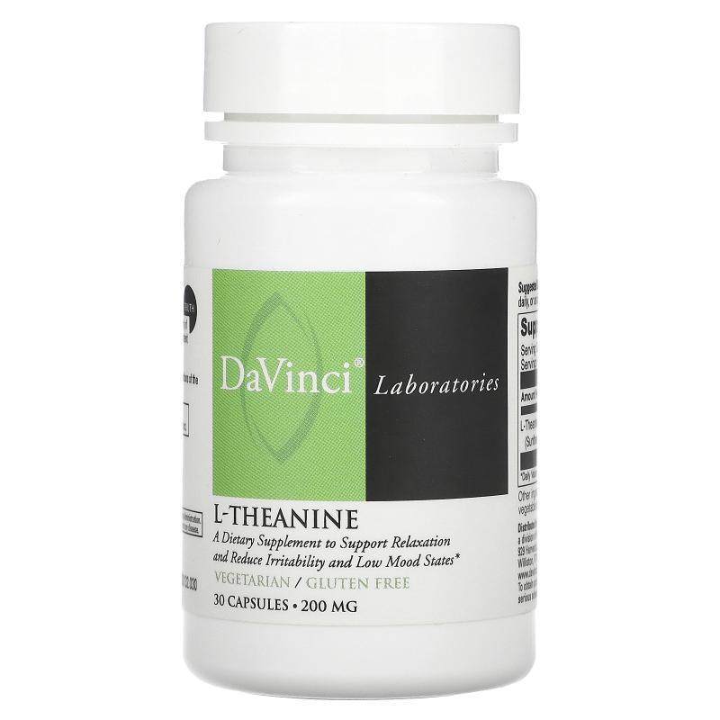 DaVinci Laboratories of Vermont,L-Theanine, 200 mg