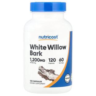 Nutricost,白柳树皮，1200 毫克，120 粒胶囊（每粒胶囊 600 毫克