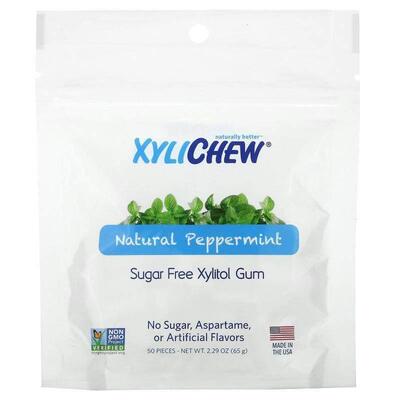 XyliDENT,Sugar Free Xylitol Gum, Natural Peppermint