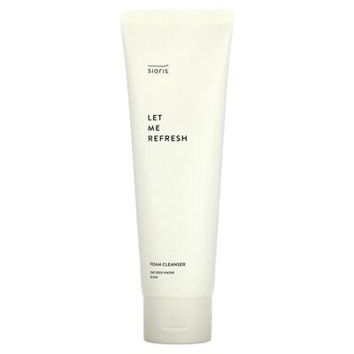 Sioris,Let Me Refresh Foam Cleanser, 4.05 fl oz (120 ml)