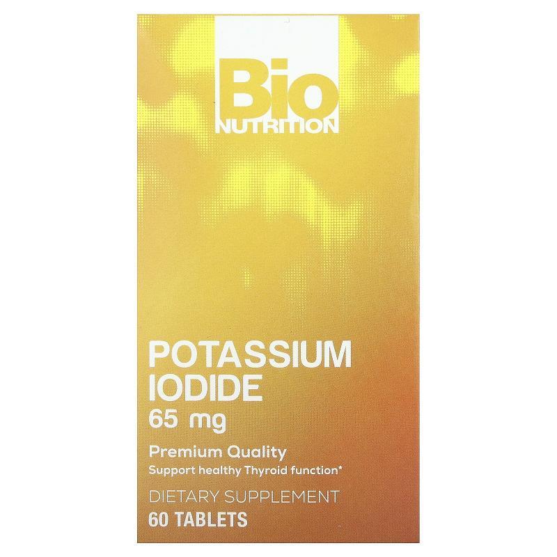 Bio Nutrition,Potassium Iodide, 65 mg, 60 Tablets