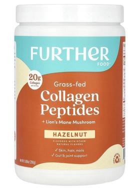 Further Food,Grass-Fed Collagen Peptides + Lion's Mane Mushr