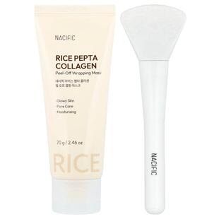 Nacific,Rice Pepta Collagen Peel-Off Wrapping Beauty Mask ,