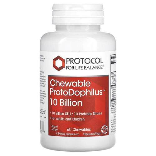 Protocol for Life Balance,可咀嚼 ProtoDophilus，100 亿，60