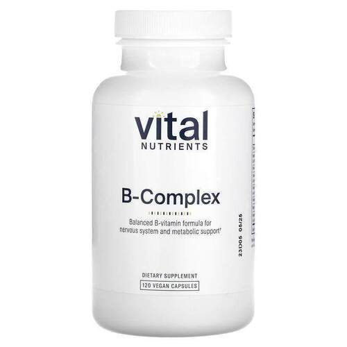 Vital Nutrients,B-Complex, 120 Vegan Capsules