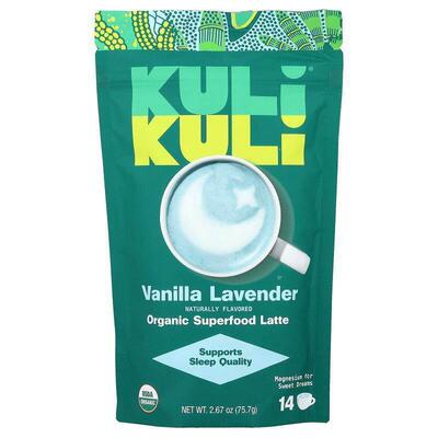 Kuli Kuli,有机 SuperFood 拿铁，香草薰衣花草，2.67 盎司（75.7