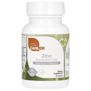 Zahler 生物活性檸檬酸鋅 粒膠囊 鋅