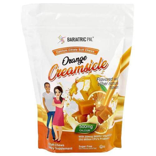Bariatric Pal,Calcium Citrate Soft Chews, Orange Creamsicle,