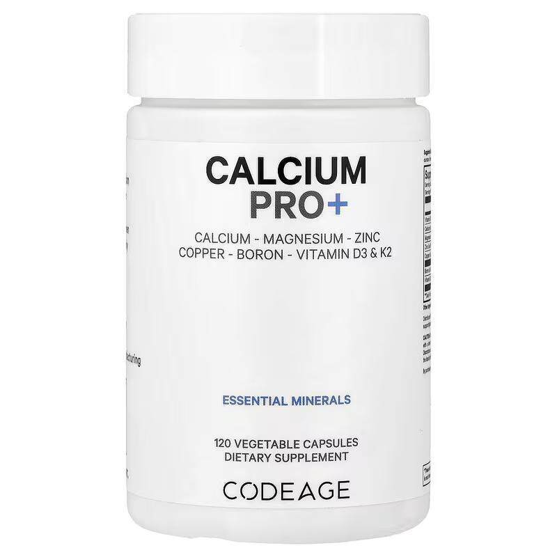 Codeage复合维生素矿物质Calcium Pro+钙镁锌膳食补剂
