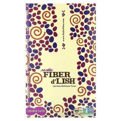 NuGo Nutrition,Fiber d'Lish, Cinnamon Raisin, 16 Bars, 1.6 o
