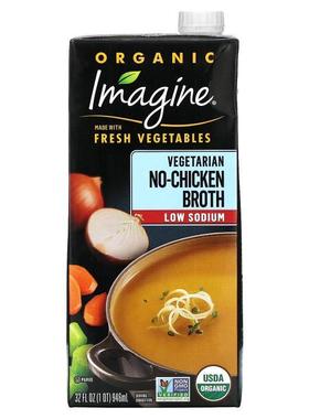 Imagine Soups,Organic Vegetarian No-Chicken Broth