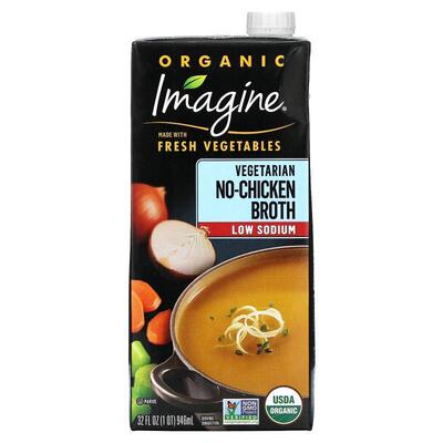 Imagine Soups,Organic Vegetarian No-Chicken Broth