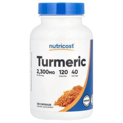 Nutricost,Turmeric, 2,300 mg, 120 Capsules (766 mg per Capsu