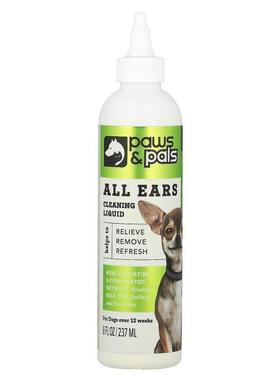 Paws &amp;amp;amp;amp;amp;amp; Pals,全耳，清洁液，8 液量