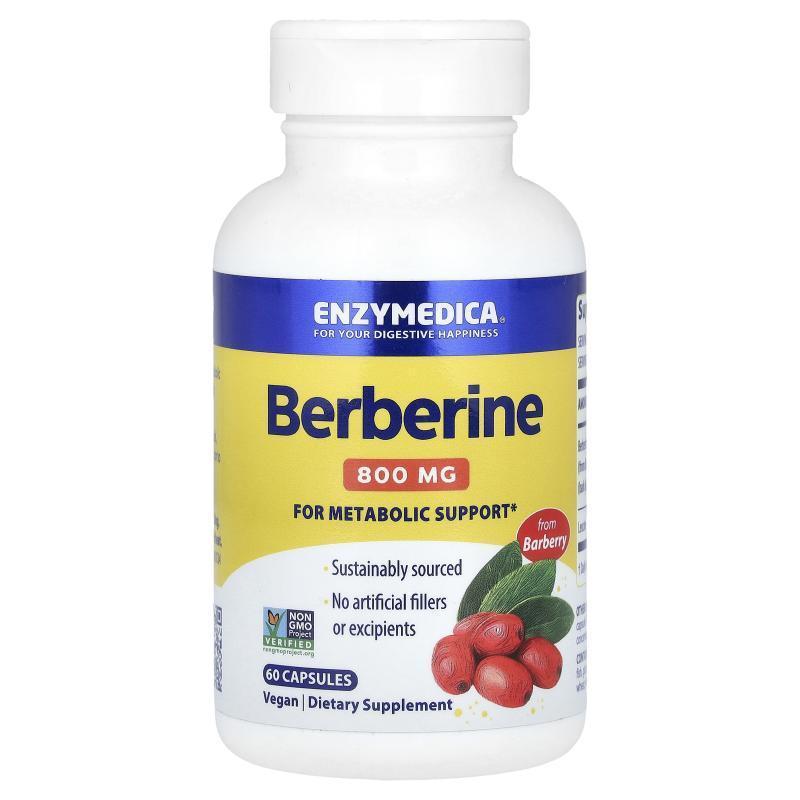 Enzymedica,Berberine, 800 mg, 120 Capsules (400 mg per Capsu