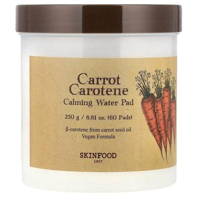 思亲肤,Carrot Carotene, Calming Water Pad, 60 Pads