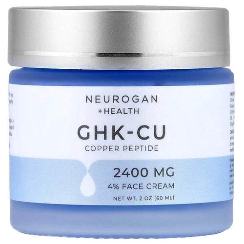 Neurogan Health,GHK-CU Copper Peptide, Face Cream, 2 oz (60
