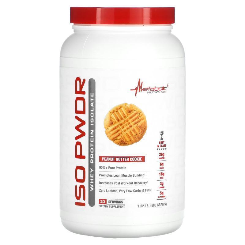 Metabolic Nutrition,ISOpwdr, Whey Protein Isolate