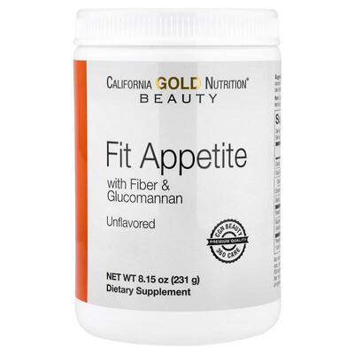California Gold Nutrition,Fit Appetite, Unflavored, 8.15 oz
