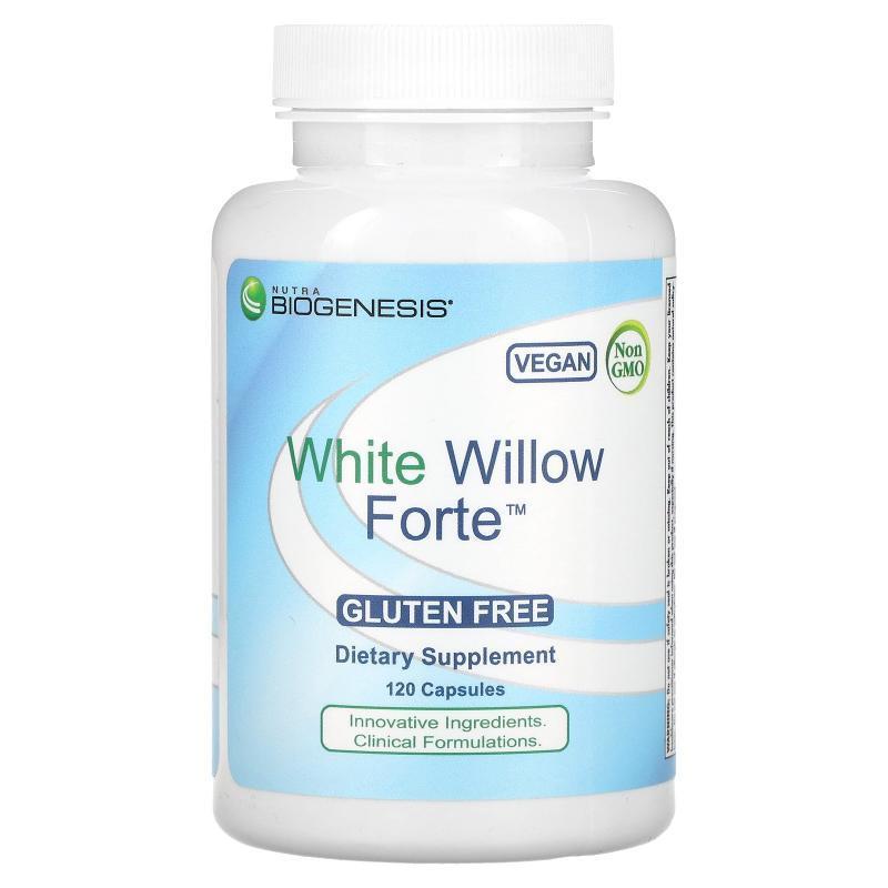 Nutra BioGenesis,White Willow Forte，120粒素食胶囊