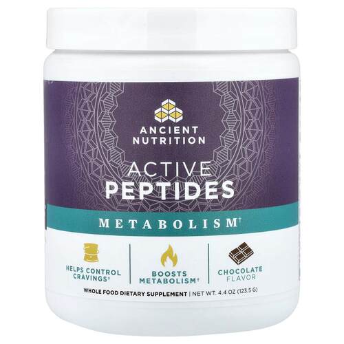 Ancient Nutrition,Active Peptides, Metabolism, Chocolate, 4.