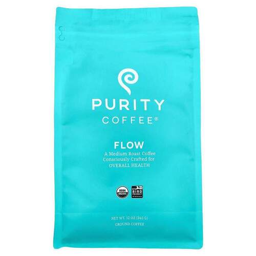 Purity Coffee,Flow，研磨，中度烘焙，12 盎司（340 克）