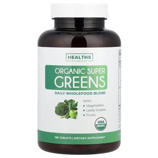 Healths Harmony,有机 Super Greens，180 片